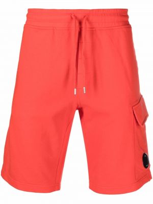 Bomull cargo shorts C.p. Company rød