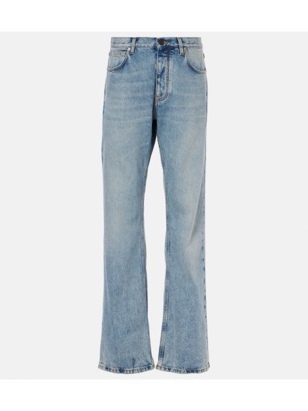 Låg midja straight leg-jeans Balenciaga blå