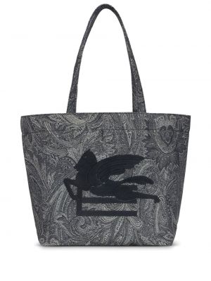 Жакардови шопинг чанта с пейсли десен Etro