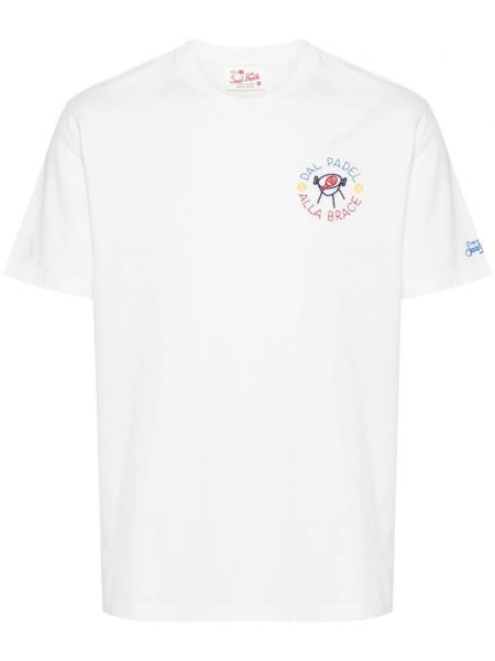 Tričko s výšivkou Mc2 Saint Barth bílé
