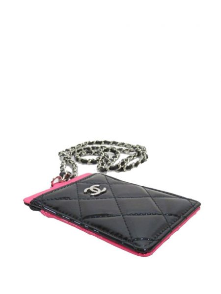 Pikowany portfel Chanel Pre-owned czarny