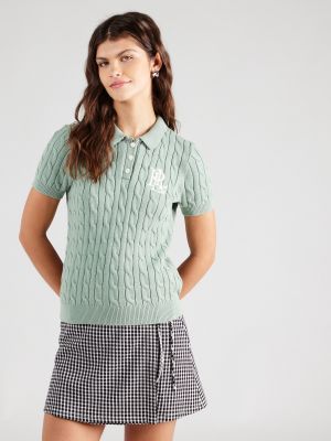 Slim fit pólóing Lauren Ralph Lauren zöld