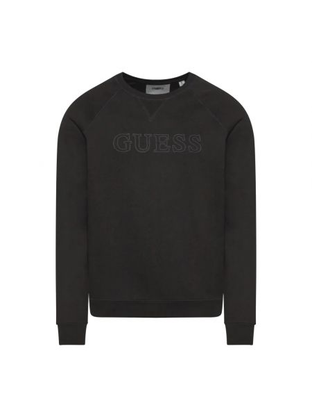 Sweatshirt mit rundem ausschnitt Guess schwarz