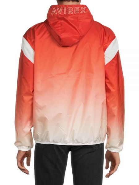 Куртка с капюшоном Avirex оранжевая
