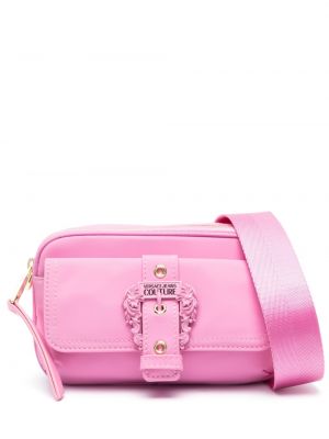 Crossbody väska med spännesknäppning Versace Jeans Couture rosa