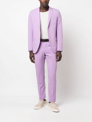 Oblek s knoflíky Manuel Ritz fialový