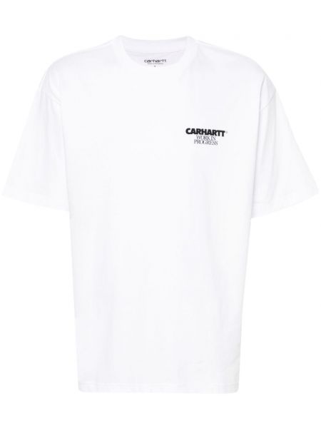 Bomuld t-shirt Carhartt Wip hvid