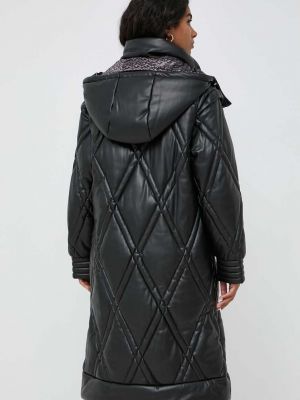 Téli kabát Guess fekete