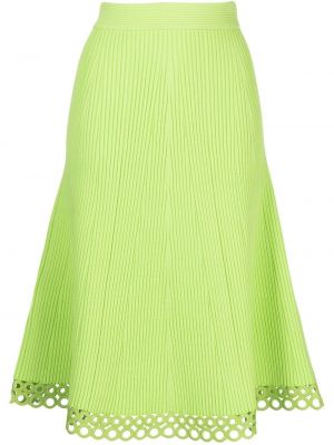Midi sukně z nylonu Jonathan Simkhai - zelená