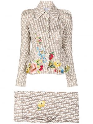 Spódnica w kwiatki Christian Dior