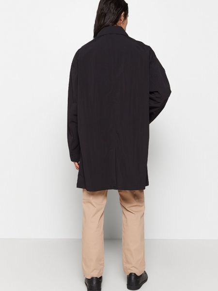 Krótki płaszcz Calvin Klein czarny