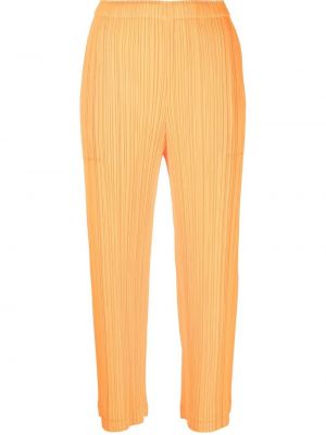 Plisserade byxor Pleats Please Issey Miyake orange