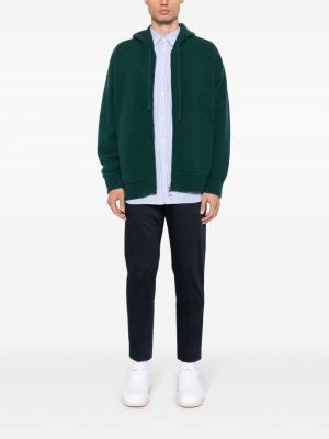 Džemperis su gobtuvu Roberto Collina žalia