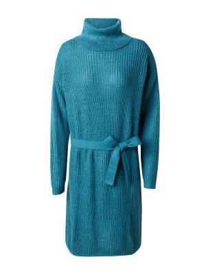 Pletené pletené šaty Jdy modrá