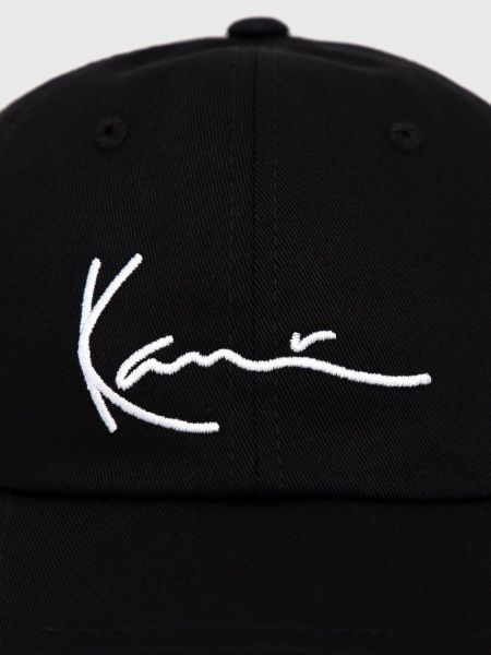 Șapcă din bumbac Karl Kani negru