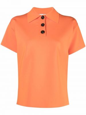 Poloskjorte med knapper Nina Ricci oransje