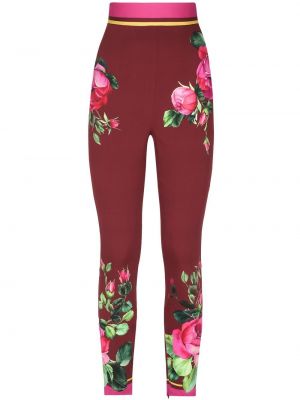 Kalhoty Dolce & Gabbana, červená