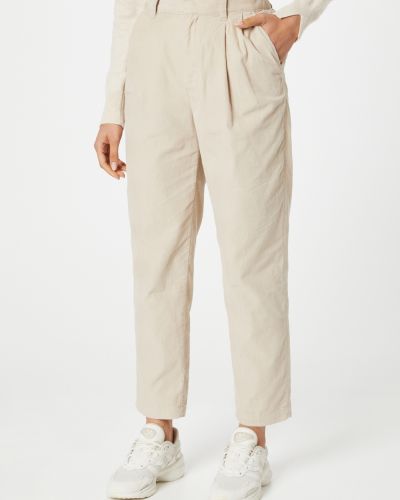 Pantaloni plissettati Gap grigio