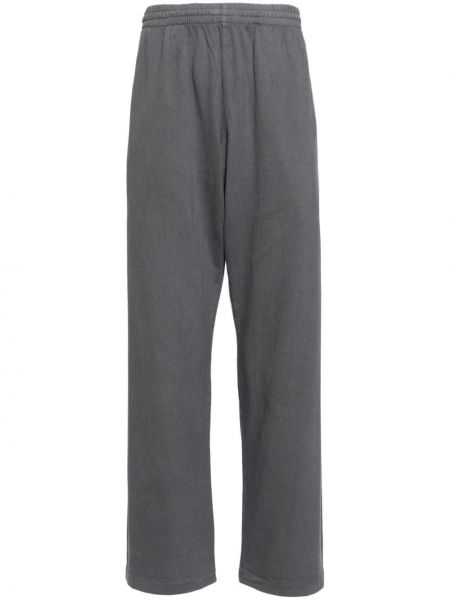 Памучни спортни панталони Yeezy сиво
