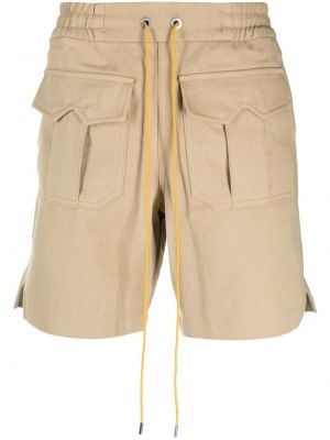 Shorts cargo en coton Rhude beige