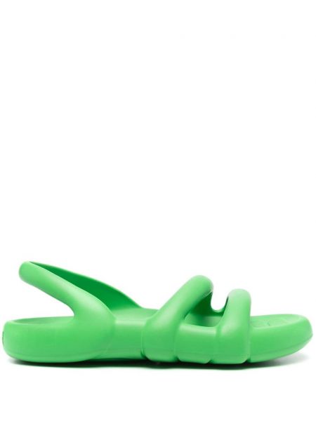 Slingback siksnu sandales Camper zaļš