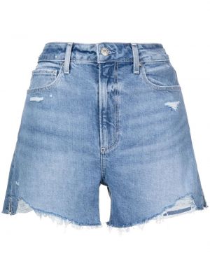 Shorts di jeans Paige blu