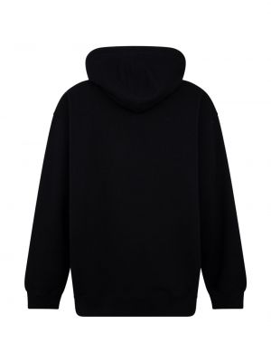Kapučdžemperis ar apdruku Supreme melns