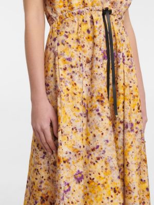 Květinové bavlněné midi šaty Altuzarra