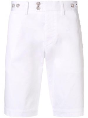 Pantaloni scurți din denim cu croială ajustată Dolce & Gabbana alb