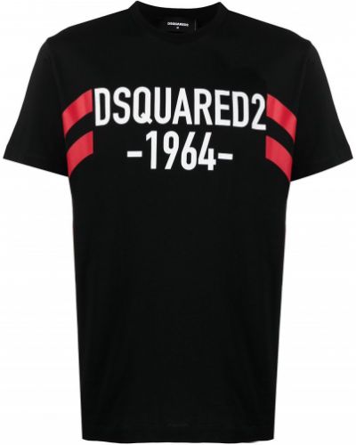 Tričko s potlačou Dsquared2 čierna