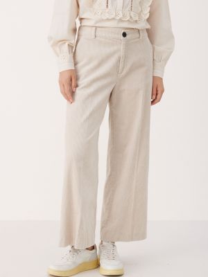 Pantalon plissé Part Two beige