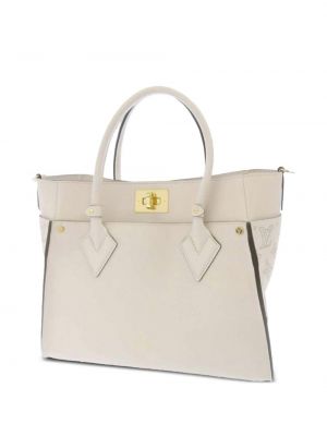 Nakupovalna torba Louis Vuitton bela