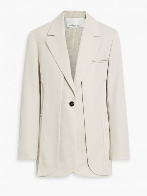 Шерстяной пиджак 3.1 Phillip Lim серый