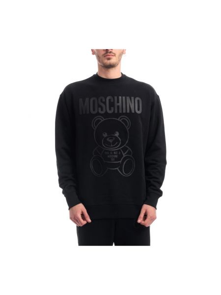 Bluza bawełniana Moschino czarna
