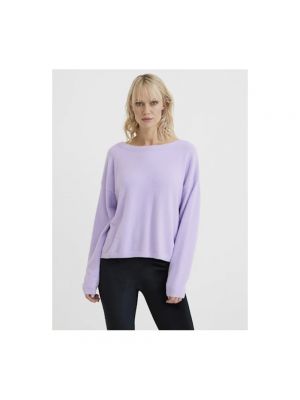 Sweter relaxed fit Catwalk Junkie fioletowy