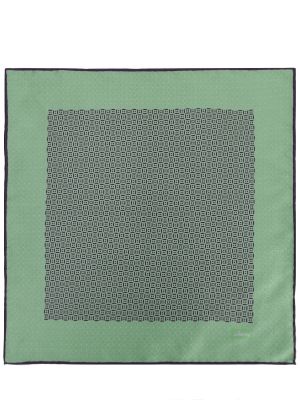 Шелковый платок Brioni зеленый