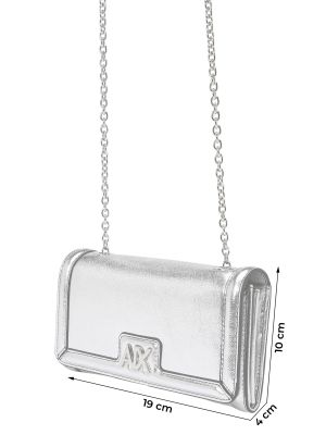 Pisemska torbica Armani Exchange srebrna