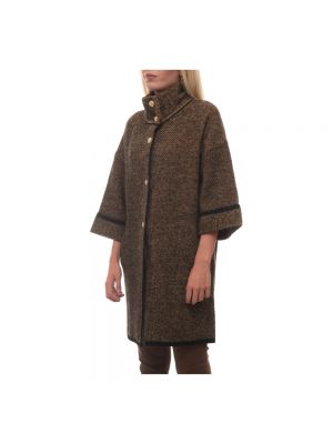 Abrigo de lana Liu Jo marrón