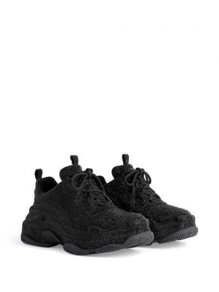 Sneakersy Balenciaga Triple S czarne