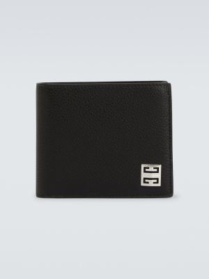 Bőr pénztárca Givenchy - Fekete
