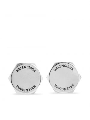 Σκουλαρίκια Balenciaga ασημί