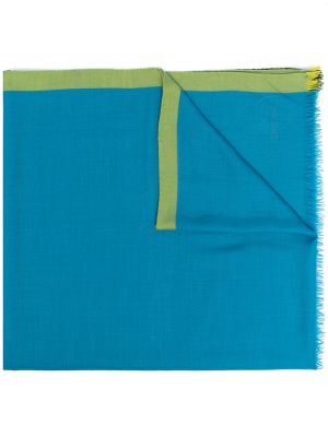 Bufanda con estampado de cachemira Hermès azul