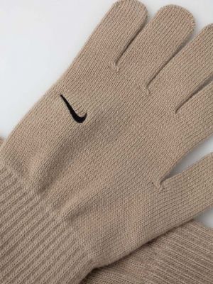 Перчатки Nike бежевые