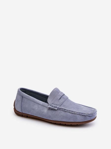 Seemisnahksed loafer-kingad Kesi sinine