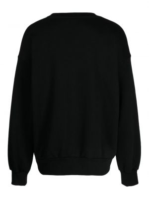 Sweatshirt mit stickerei aus baumwoll Botter schwarz