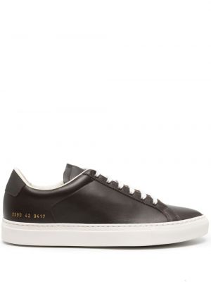 Bőr sneakers Common Projects barna