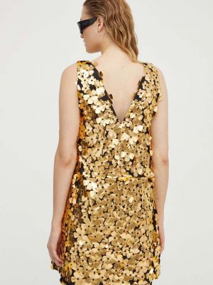 Mini šaty Stine Goya zlaté