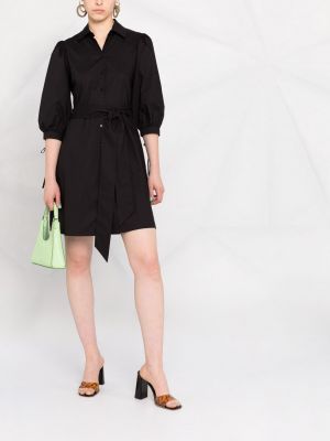 Mini vestido plisado Liu Jo negro