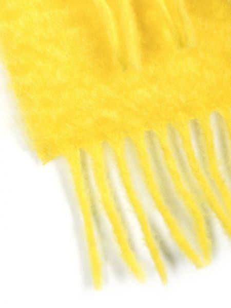 Sciarpa di lana Loewe giallo