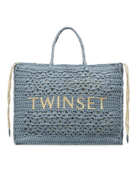 Shopper handtasche Twinset blau